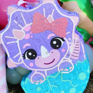 Baby dino piñata| Dinosaur piñata| Baby dinosaur piñata