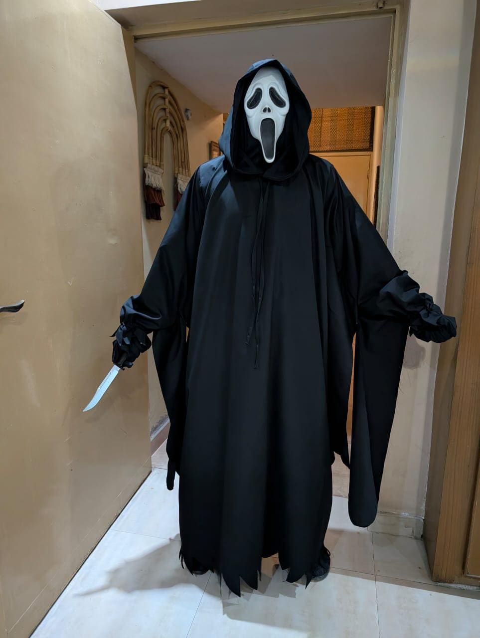 Scream Ghost Face Costume スクリーム コスチューム Ghost Face Glamour Dress Adult Womens Costume Mask NEW
