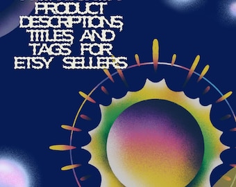 Etsy SEO Template Kit | Pre-Written Product Descriptions, Titles, and Tags for Etsy Sellers