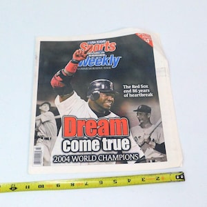 USA Today Sports Weekly Newspaper Boston Red Sox 2004 World Series Champions Commemorative Issue