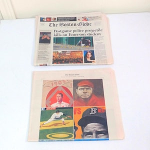 Boston Globe Newspaper October 22 2004 Red Sox World Series Newspaper