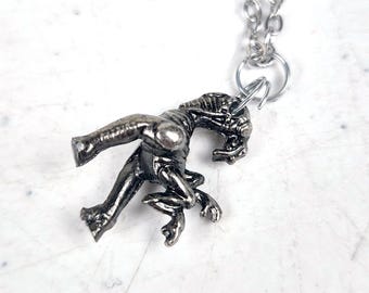 Vintage Sebulba Star Wars Monopoly Game Piece Sterling Silver Necklace 1999