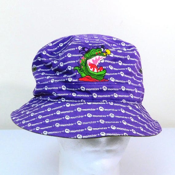 Retro Monster dot com All Over Print Bucket Hat O… - image 1