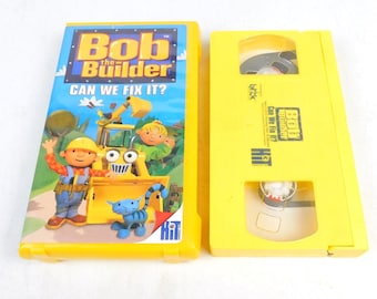 Bob The Builder Can We Fix It VHS Tested Yellow Clamshell Lyrick 2001