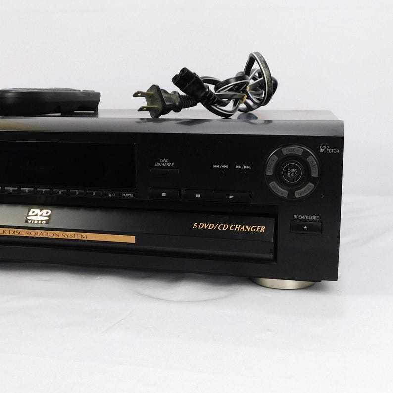 Panasonic DVD-CV51 5 Disc Dvd CD Changer w/ Remote Dolby Digital Tested 2001 image 6