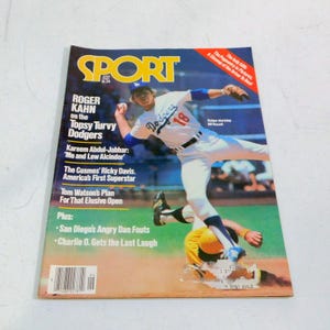 Vintage Sport Magazine June 1980 MLB Roger Kahn Los Angeles Dodgers Baseball