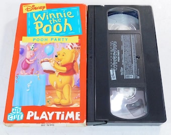 Winnie The Pooh Pooh Party Playtime VHS Tested 1994 Disney Home Video