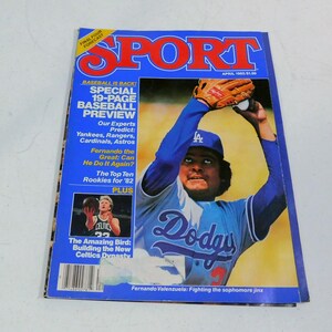 Sport Magazine April 1982 MLB Baseball Preview Fernando Valenzuela LA Dodgers