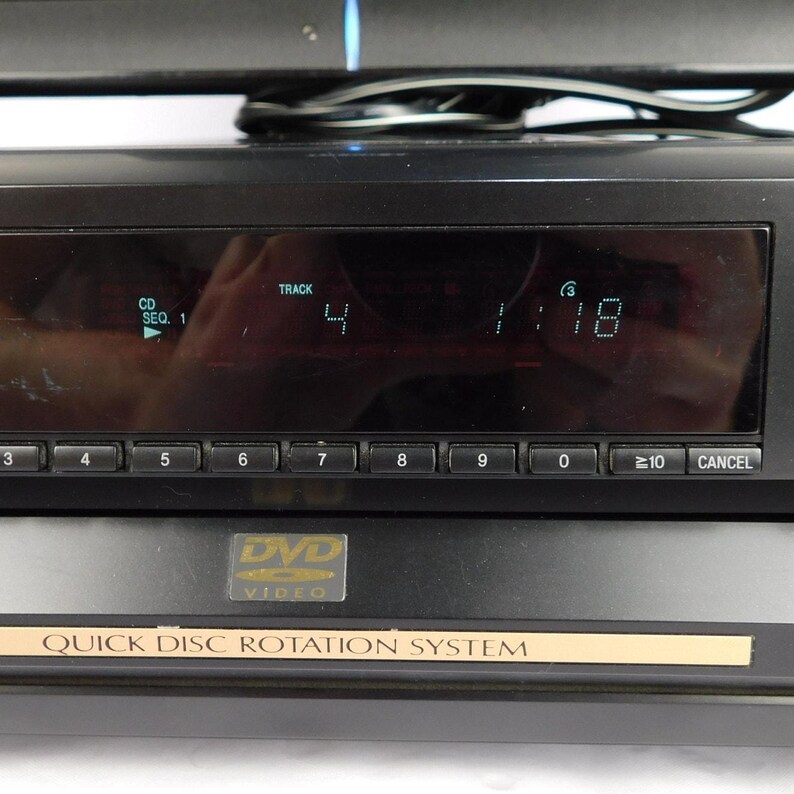 Panasonic DVD-CV51 5 Disc Dvd CD Changer w/ Remote Dolby Digital Tested 2001 image 2