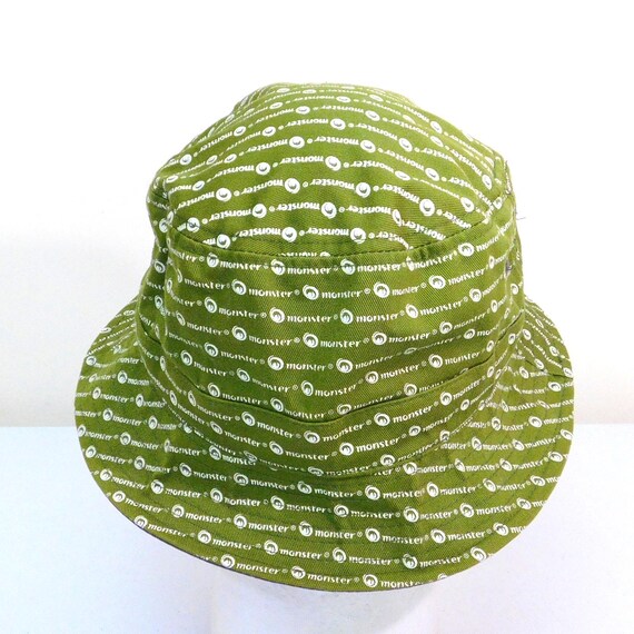 Monster dot com All Over Print Bucket Hat OSFA Gr… - image 4