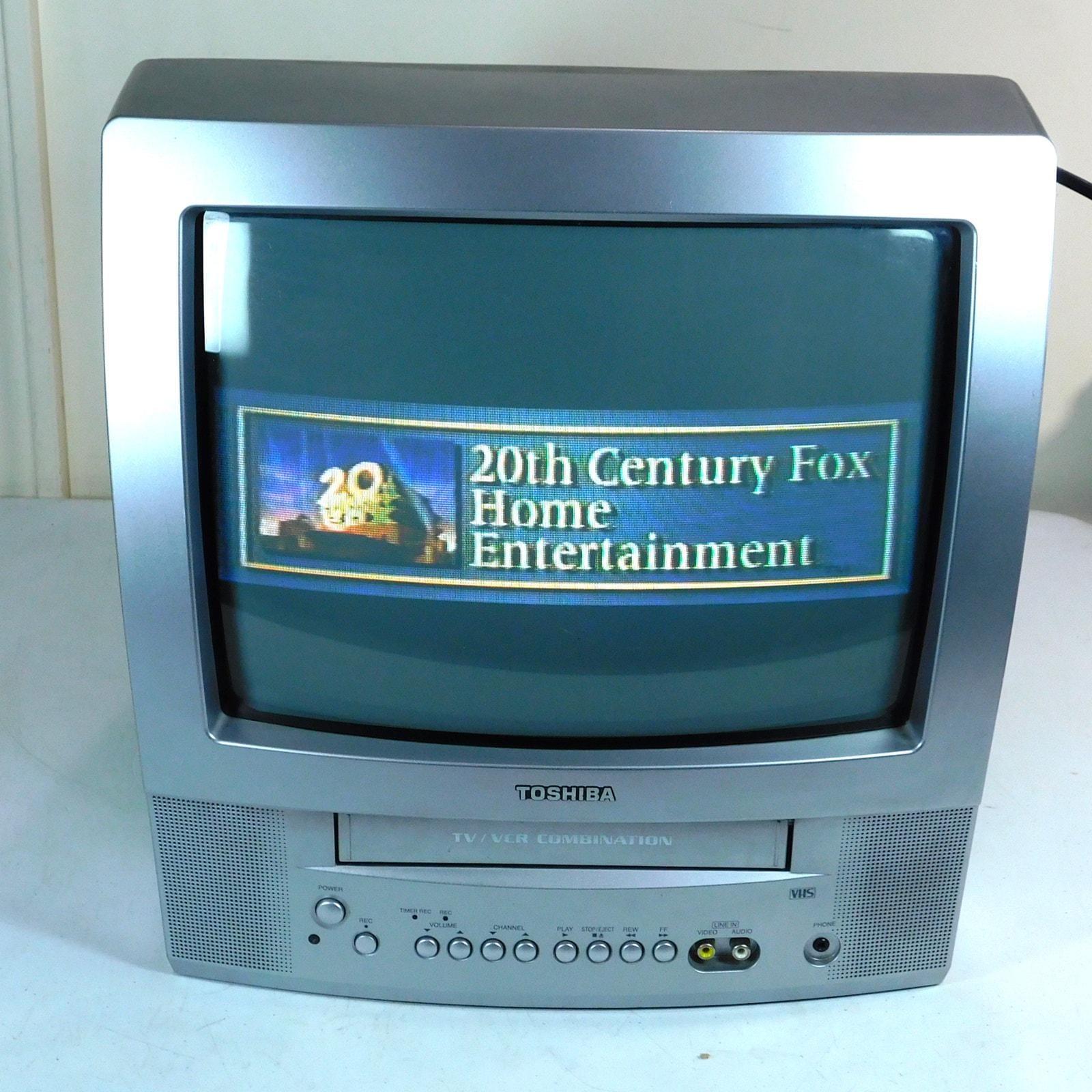Toshiba MV13P3 CRT TV Vcr Combo Tested Working No Remote 13