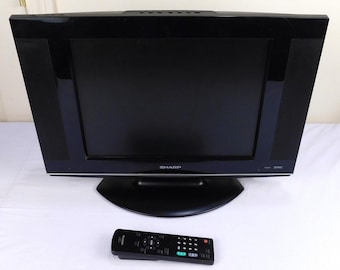 Sharp LC-15AV7U TV Tested w/ Remote 4:3 Retro Gaming 480p Mid 2000s