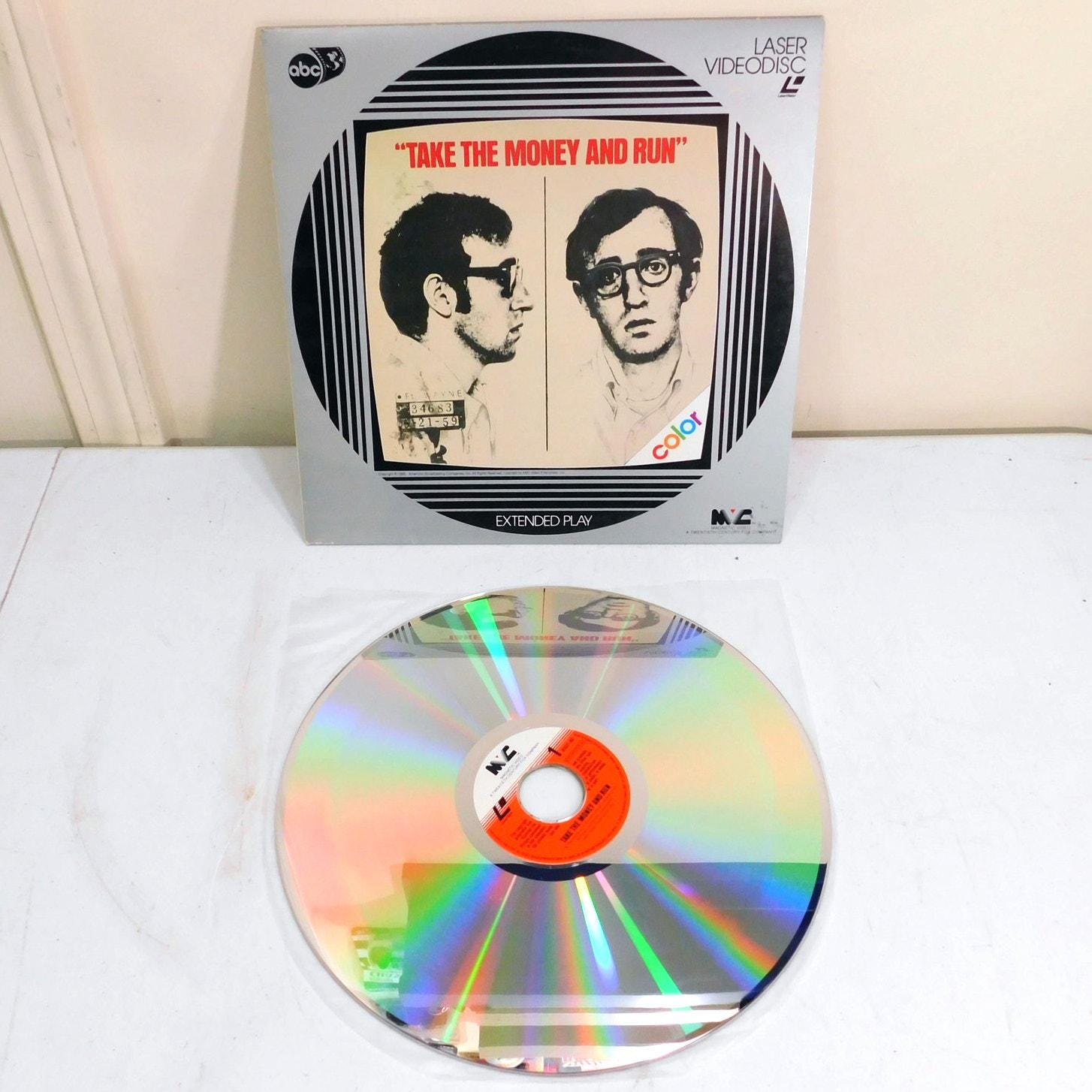 Take The Money And Run Laserdisc LD Movie 1977 Woody Allen