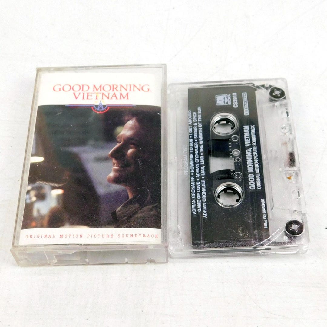 Good Morning Vietnam Movie Soundtrack Cassette 1988 Tested A&M Records ...