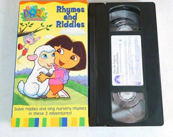 Nick Jr Dora The Explorer Rhymes And Riddles VHS Tested Working 2003