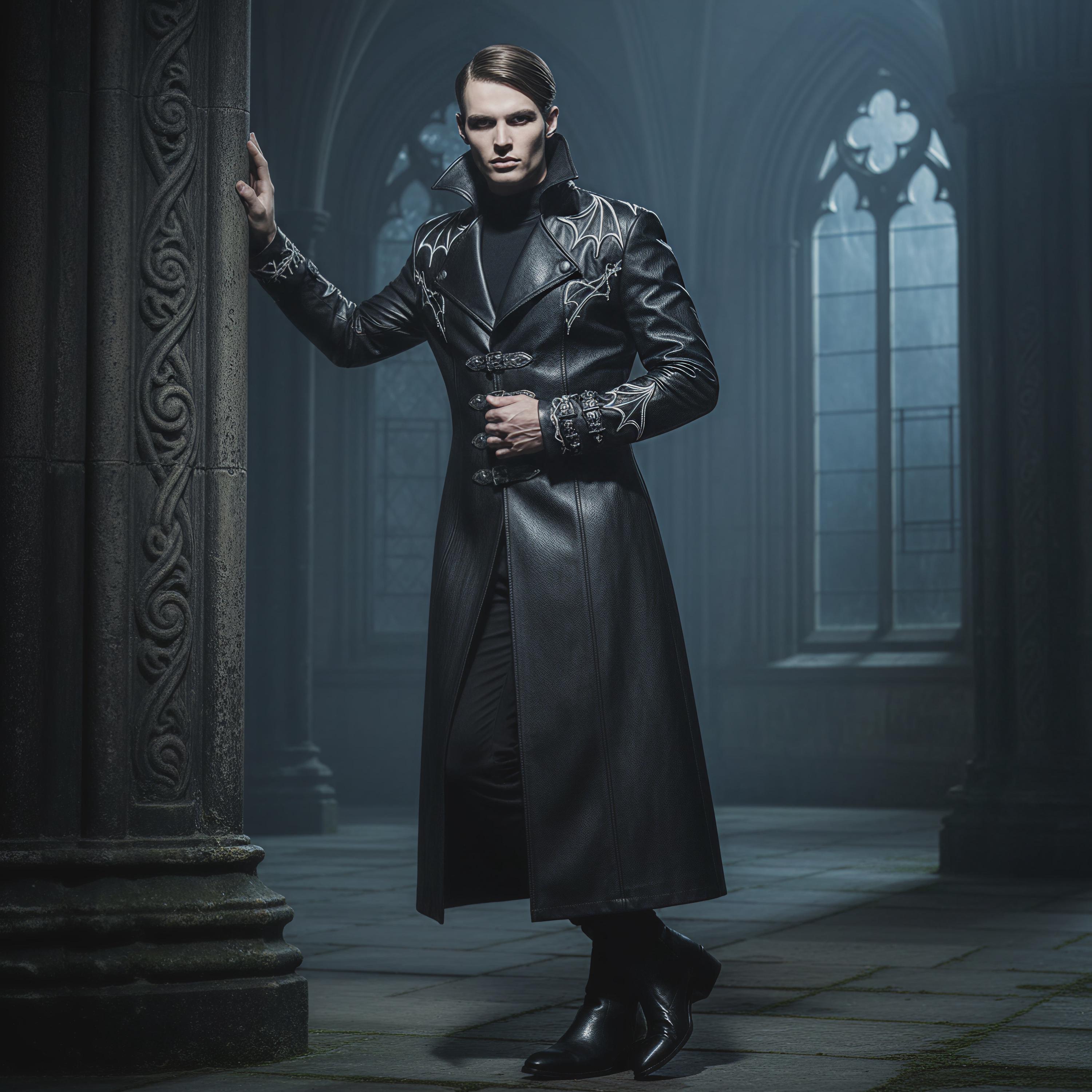 Gothic Vampire Duster Coat | Unisex Steampunk Cosplay Costume - Etsy