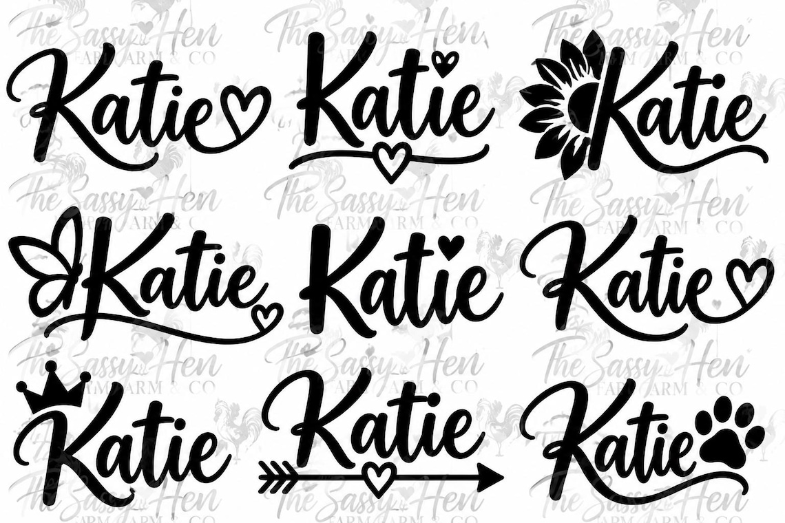 Sticker Cursive Name Personalized Name Decal | Custom Cursive Name Vinyl Sticker | Car ...
