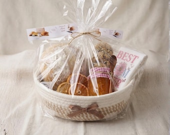 Mother's Day Gift Basket | Sourdough Bread, Levain Cookies & Jam | Personalized Mom Gift