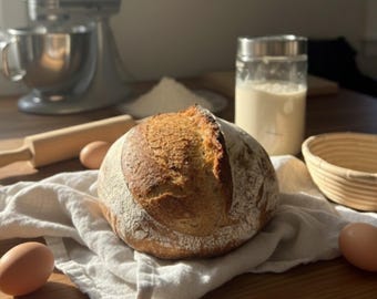 Organic Sourdough Bread – Artisan Loaf, Natural Starter