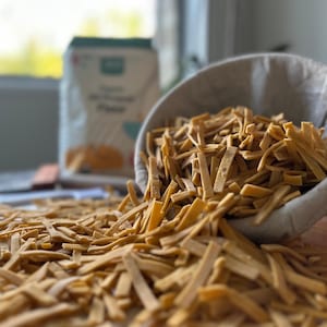 Organic Handmade Carrot Pasta/Noodles - Wholesome and Vibrant Homemade Treat