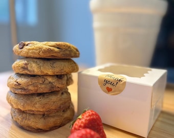 Gourmet Levain Chocolate Chip Cookies - Organic, Handmade