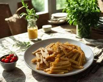 Handmade Carrot Pasta | Natural Orange Vegetable Noodles, Organic Ingredients