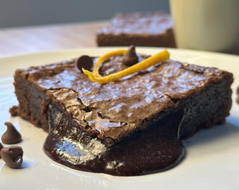 Decadent Fudgy Brownie – Gooey, Rich & Chocolatey – Handmade Treat