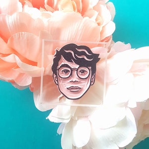 Bar mitswa cadeau rubberen stempel van gezicht, bat mitswa of verjaardagscadeau van gepersonaliseerd portret op een rubberen stempel | Zout en papier