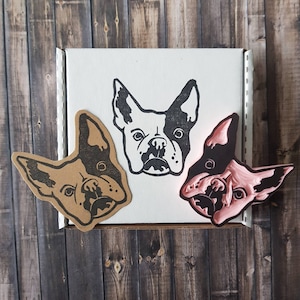 Cadeau d'anniversaire d'un animal de compagnie, tampon portrait personnalisé pour propriétaire ou amoureux d'animaux de compagnie, entièrement personnalisé et unique | Sel et papier