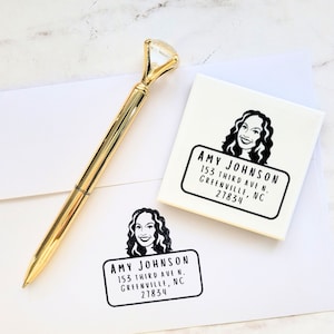 Solo adresstempel (voorgeïnkt), aangepast en persoonlijk cadeau voor nieuw huis, retouradres, thuis, handgemaakt | Zout en papier