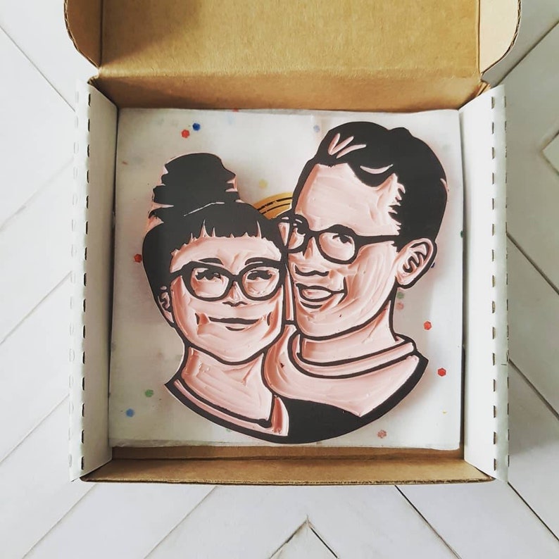 wedding stationary engagement gift Couples Rubber stamp custom face stamp thank you stamp Custom Wedding Portrait Stamp wedding gift
