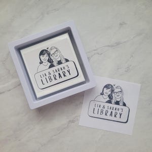 Timbro indirizzo famiglia (preinchiostrato), regalo personalizzato e personalizzato per la nuova casa, indirizzo del mittente, casa, fatto a mano / sale e carta