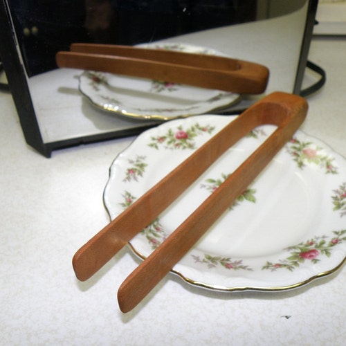 Wood Toaster Tongs Etsy