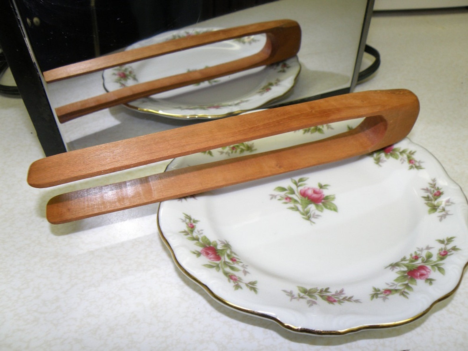 Wood Toaster Tongs Etsy