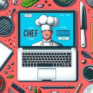Sitio web de chef profesional / Sitio web personalizado