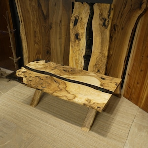 Personalized Ash Wood Live Edge Epoxy Table Gift-Coffee Table-Modern Resin Dining Table