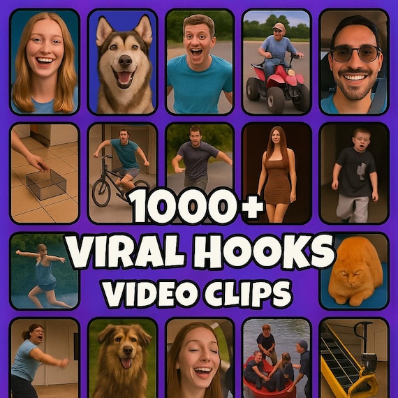 Viral Hooks Video Clips Bundle: TikTok Reels & Shorts (MP4 Download)