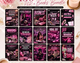150 PLR eBook Bundle for Women Entrepreneurs | Editable Canva Templates | Rebrand & Resell Digital Products | Passive Income Kit
