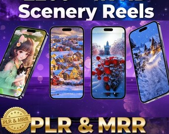 4K Nature Video Pack — 2200+ Scenic Backgrounds for Reels & Shorts | PLR MRR