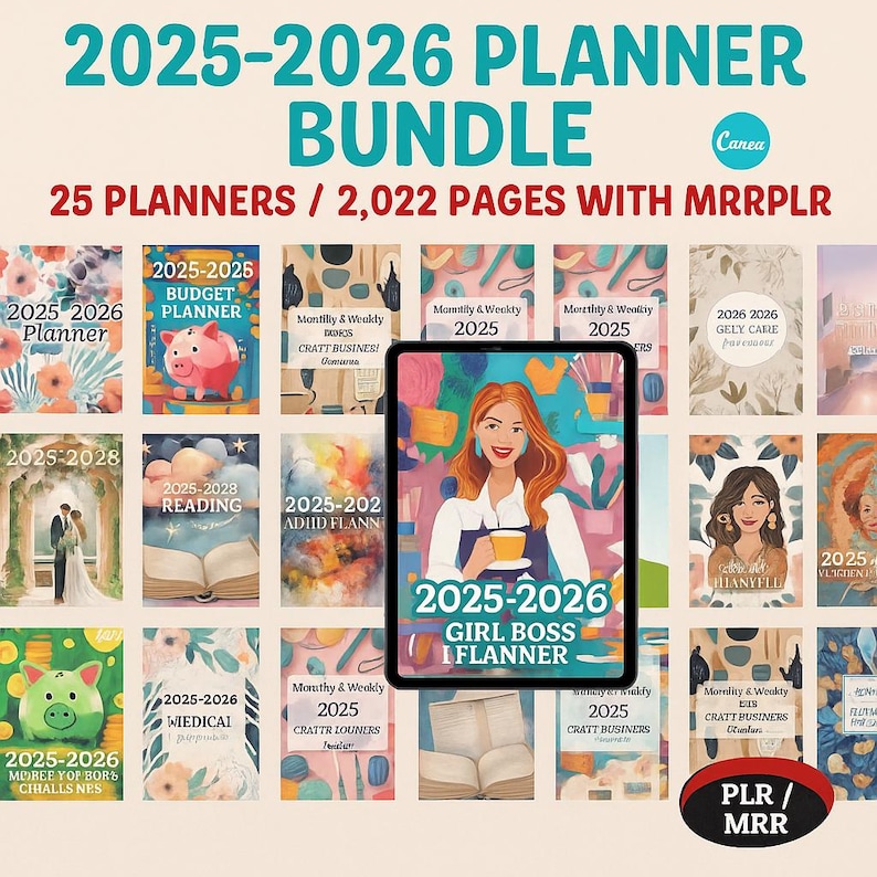 2025-2026 Digital Planner Templates Bundle: Etsy Passive Income (MRR ...