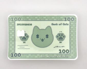 Custom Cat Credit Card Covers | Cat Money Themed | Card Skin | Credit Card Sticker | Custom Credit Card Skin | Cat Themed Gift