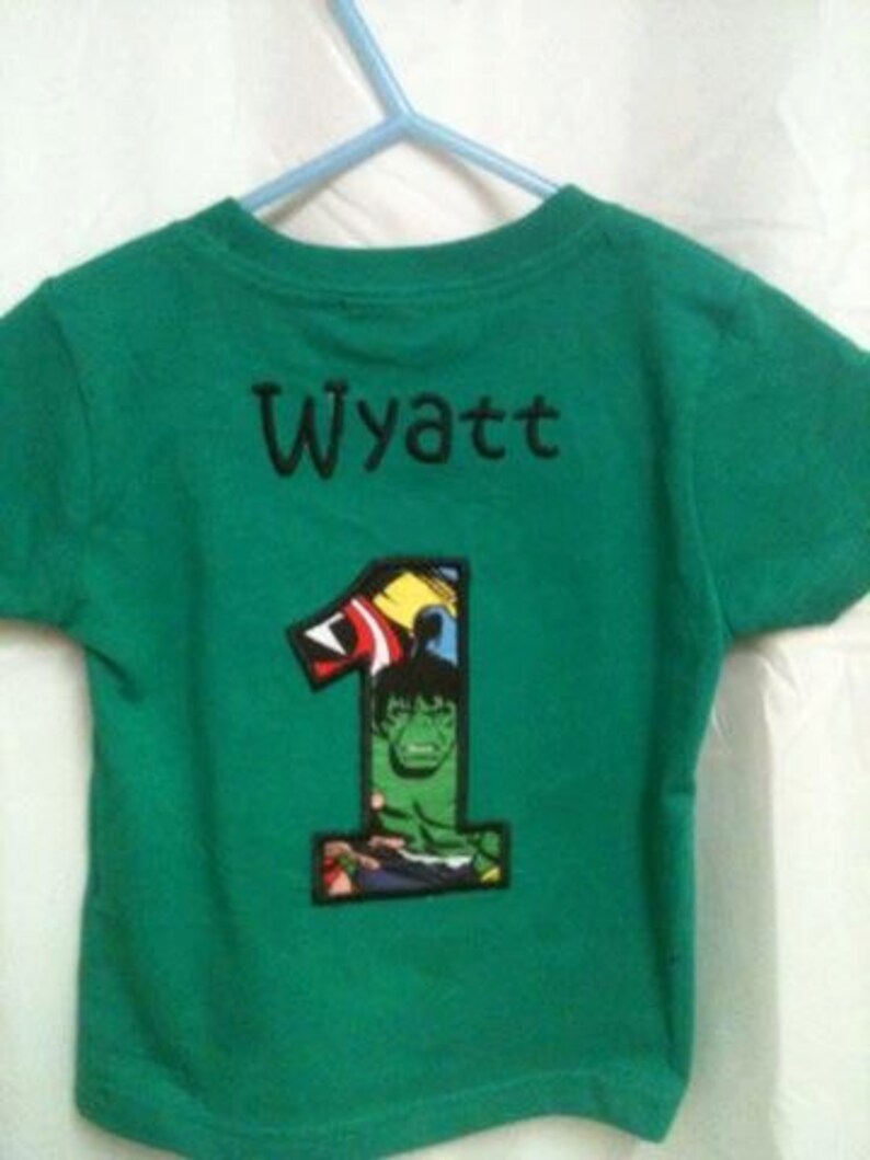 Download Incredible Hulk 1st Birthday Shirt | Etsy