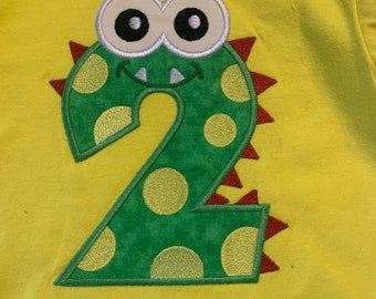 Little Monster 2nd Birthday Shirt