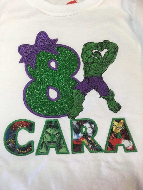 hulk birthday shirt