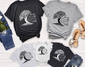 Family Reunion Tree T-Shirts: Matching Vacation Tees