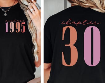 Vintage 1995 T-Shirt: 30th Birthday Gift Tee