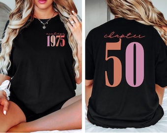 Vintage 1975 Birthday T-Shirt: 50th Birthday Gift Tee