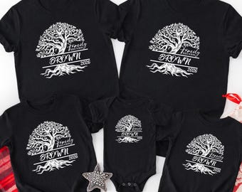 Custom Family Reunion T-Shirt: Matching Family Tree Tees