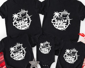 2026 Cruise Crew T-Shirt: Matching Family Vacation Tees
