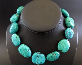 Turquoise Necklace with Crystal Accents